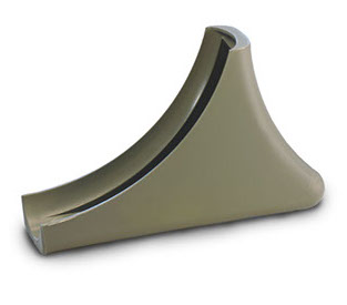 Grey Heel Glides for Cantilever Chair