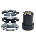 Plastic and Metal Caster Sockets