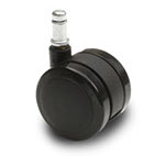 Unhooded Twin Wheel Office Furniture Caster