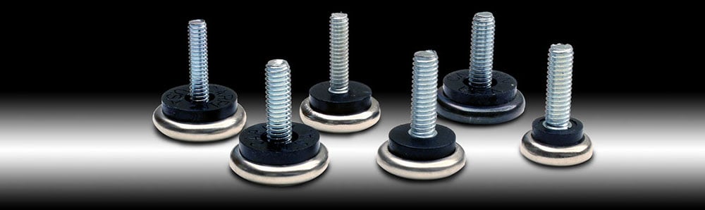 Adjustable Glides with Metal Base