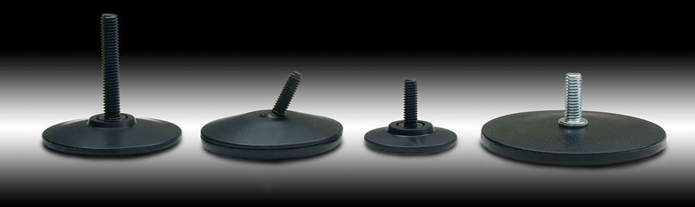 Adjustable Glides Low Profile Swivel & Non-swivel