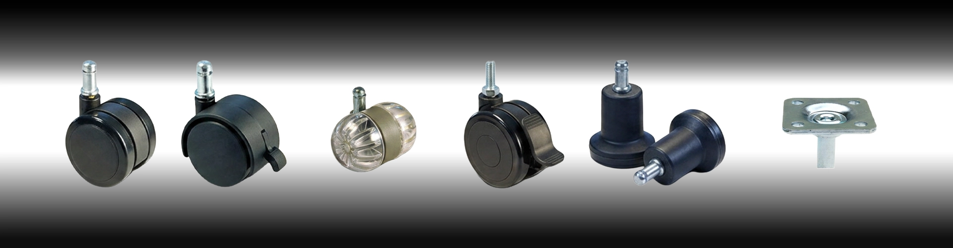 Twin Wheel Office Furniture Casters